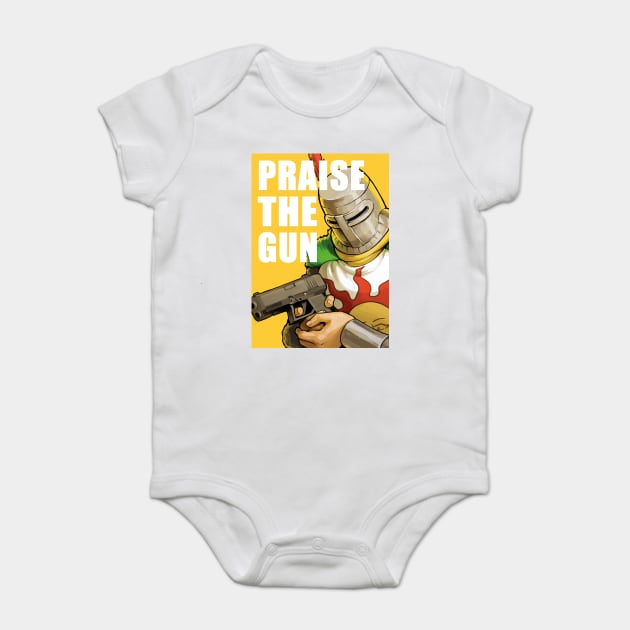 Praise the Gun Baby Bodysuit by H0lyhandgrenade